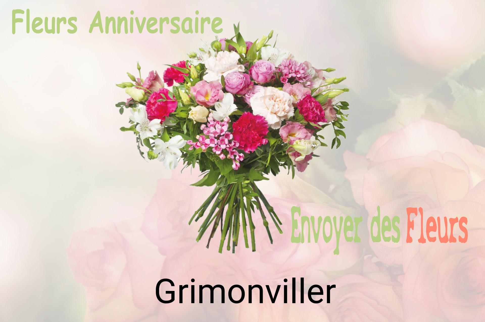 Bouquet de fleurs d’anniversaire livré à Grimonviller